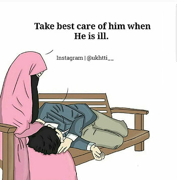 Islamic way, muslim anime couple sleepy HD phone wallpaper