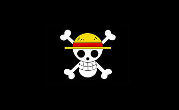 One Piece Flag, straw hat pirate flag HD wallpaper