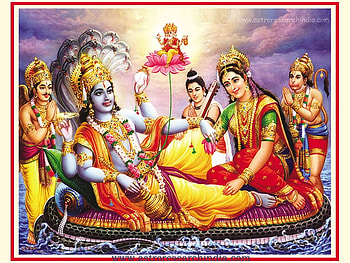 Lord Vishnu Family, vishnu laxmi HD wallpaper