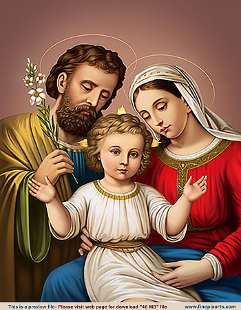 HOLY FAMILY PEACH COLOUR 46 MB, mother mary mobile HD phone wallpaper