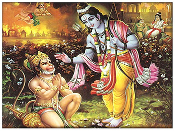 Ram Hanuman HD wallpaper