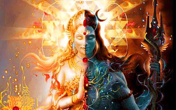 god shiva, ardhnarishwar HD wallpaper