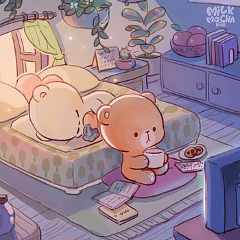 Milk and Mocha Bears HD phone wallpaper