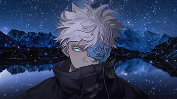 Anime Gojo Satoru Clean Version Live HD wallpaper