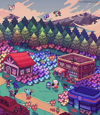 Tweets with replies by Kiana Mosser, pokemon pixel art HD phone wallpaper