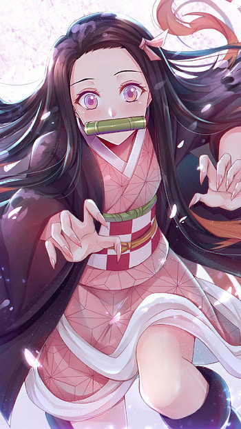 Nezuko Kamado 1080x1920 cute anime, nezuko kawaii HD phone wallpaper
