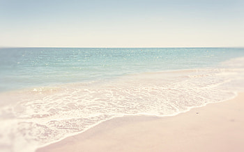 aesthetic summer beach HD wallpaper