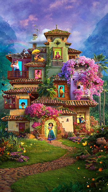 encanto house HD phone wallpaper