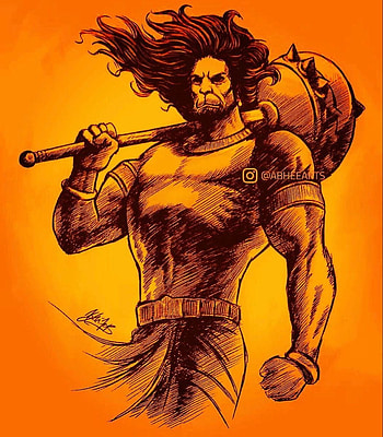 Suresh Dhawan on Jai hanuman, hanuman ji body HD phone wallpaper