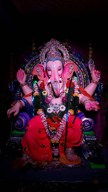 Ganpati Bappa by sunilmhatre, ganapati bappa HD phone wallpaper