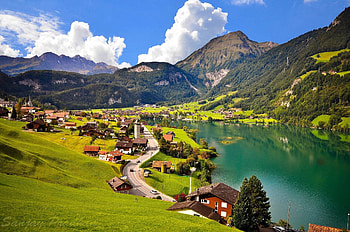 Switzerland Lungern landscape nature beauty amazing mountain sky, lungern switzerland HD wallpaper