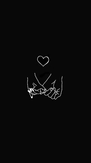 Love Black And White Aesthetic, lovers black and white HD phone wallpaper