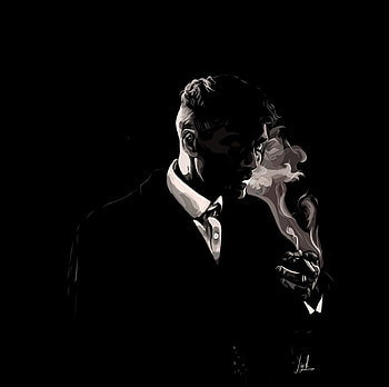 Digital art of Thomas Shelby, thomas shelby art HD wallpaper