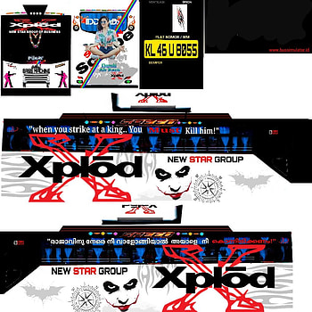 Xplod bus livery, bus skin HD phone wallpaper