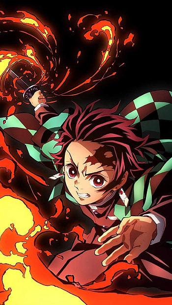 demon slayer neon HD phone wallpaper