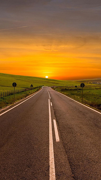 4 Foto Jalan Raya dan Pemandangan Alam yang Menakjubkan HD phone wallpaper
