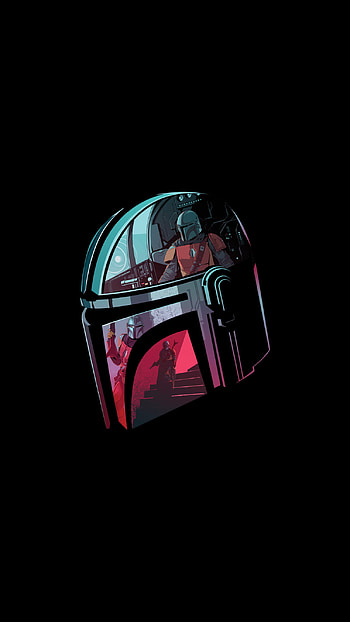 The Mandalorian , mandalorian minimalist HD phone wallpaper
