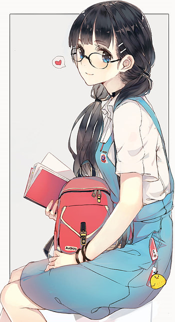 67 about Anime Boy & Girl With Glasses, cute spectacles cartoon girl HD phone wallpaper