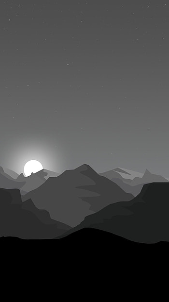 Jen Page on, dark grey minimalist HD phone wallpaper