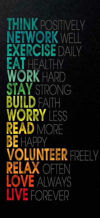 Think Positive Motivational, stay postive HD phone wallpaper