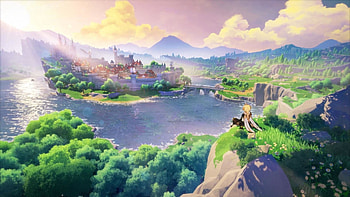 genshin impact landscape HD wallpaper