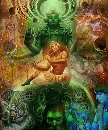 Lord Krishna, angry lord vishnu HD phone wallpaper