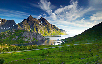 Pemandangan Nordic HD wallpaper