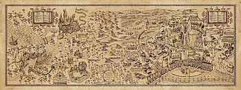 Harry Potter World Map Universal Studios New Of, marauders map HD wallpaper