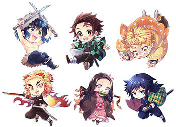 Kimetsu No Yaiba Chibi Characters ...mangaku.us, kimetsu no yaiba chibi nezuko HD wallpaper