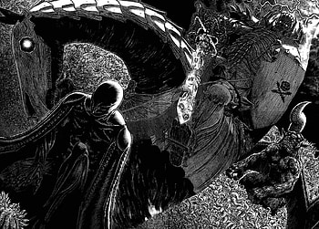 Berserk, manga panels HD wallpaper