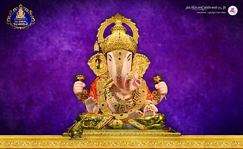 Dagdusheth Ganpati, ganapati HD wallpaper