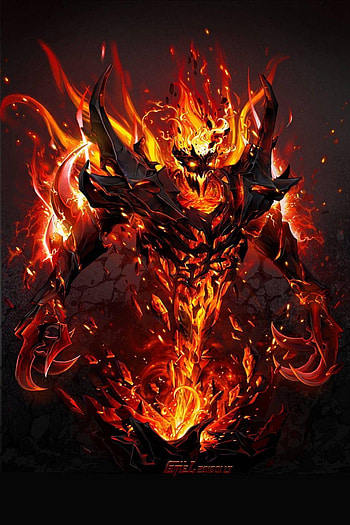 Dota 2 Shadow Fiend HD phone wallpaper