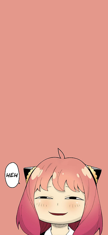 Anya 'Heh' enlarged to size : r/SpyxFamily, anya forger HD phone wallpaper