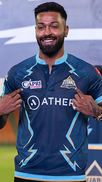 Gujarat Titans Jersey Launched, Skipper Hardik Pandya Flaunts the Colours of New IPL Team, gujrat titans HD phone wallpaper