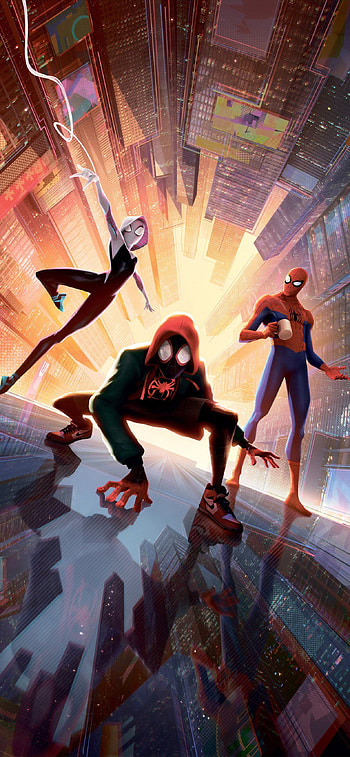 spiderman into the spider verse new new SE, spider man into the spider verse HD phone wallpaper