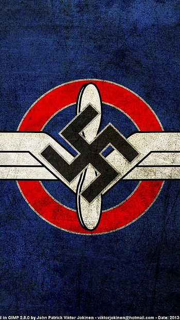 Digital art emblems logos nazis deutscher sportverband, nazi HD phone wallpaper