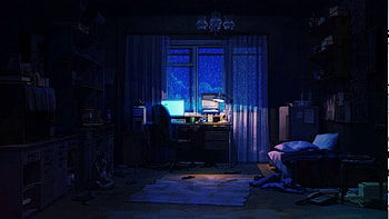 Lofi Night, lofi room HD wallpaper