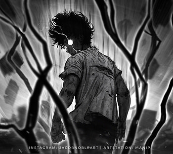 ArtStation, psycho anime dark HD wallpaper