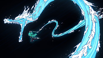 鬼滅の刃・Demon Slayer/KnY Kamado Tanjiro water breathing 10th form constant flux /poster HD wallpaper