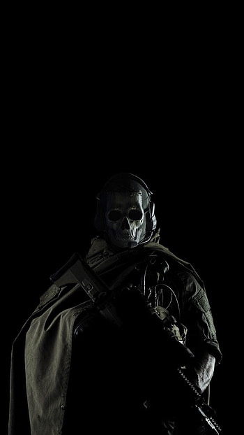Ghost From Modern Warfare I made : , ghost close up HD phone wallpaper