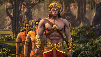 The Legend of Hanuman, muscular hanuman HD wallpaper