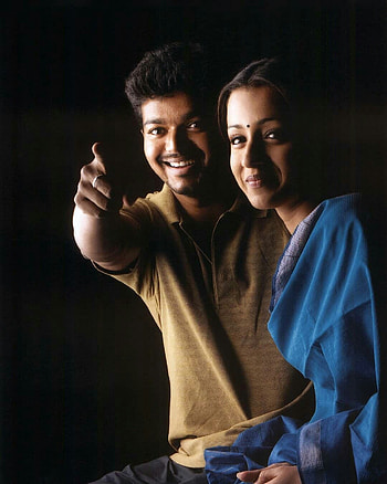 Saravenavelu!!!, vijay and trisha HD phone wallpaper