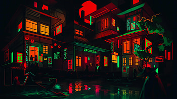 NEON SHALLOWS in 2020, pc aesthetic HD wallpaper