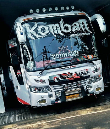 Komban Bus Skin Yodhavu / Kerala tourist bus livery, jai guru bus HD phone wallpaper