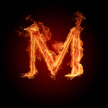 M Name HD phone wallpaper