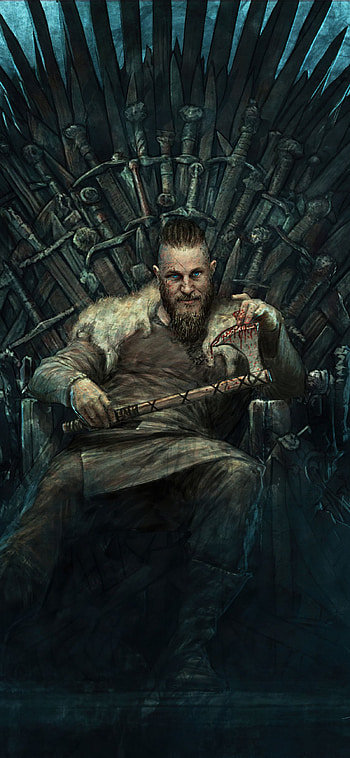 1125x2436 King Ragnar XS, 10, X , Backgrounds, and, ragnar lothbrok mobile HD phone wallpaper