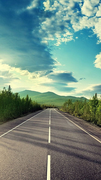 4 Foto Jalan Raya dan Pemandangan Alam yang Menakjubkan HD phone wallpaper