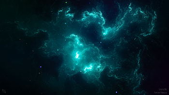 Nebula, Teal, Turquoise, , Space HD wallpaper