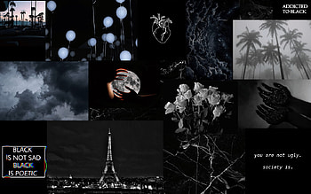 Black Aesthetic Tumblr Laptop, aesthetic grunge chromebook HD wallpaper