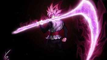 GOKU BLACK SUPER SAIYAN ROSE LIVE ., black goku HD wallpaper